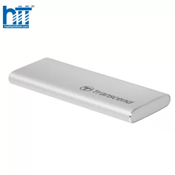 Ổ CỨNG DI ĐỘNG TRANSCEND SSD 500GB USB 3.1 GEN 2, TYPE C - TS500GESD260C, VỎ KIM LOẠI MÀU BẠC