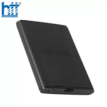 Ổ CỨNG DI ĐỘNG TRANSCEND SSD 500GB USB 3.1 GEN 2, TYPE C - TS500GESD270C, MÀU ĐEN, NÚT SAO LƯU 1 CHẠM