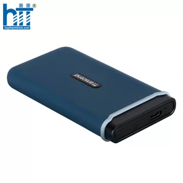 Ổ CỨNG DI ĐỘNG TRANSCEND SSD 1TB PCIE TO USB 3.1 GEN 2, TYPE C - TS1TESD370C, MÀU XANH NAVY, CHỐNG SỐC