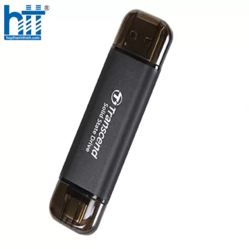 Ổ CỨNG DI ĐỘNG PORTABLE SSD 256GB TRANSCEND ESD310C MÀU ĐEN