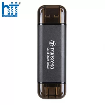 Ổ CỨNG DI ĐỘNG PORTABLE SSD 256GB TRANSCEND ESD310C MÀU ĐEN