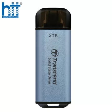 Ổ CỨNG DI ĐỘNG PORTABLE SSD 2TB TRANSCEND ESD300C MÀU XANH BLUE