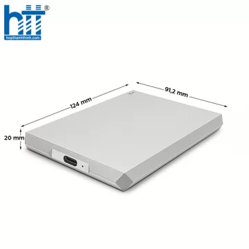 Ổ CỨNG GẮN NGOÀI 5TB USB-C 2.5 INCH LACIE MUNICH MOBILE DRIVE BẠC - STHG5000400