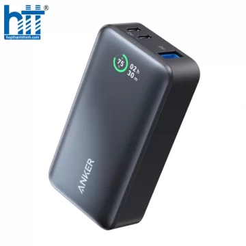 PIN SẠC DỰ PHÒNG ANKER 537 - A1379 - PD 65W - 24.000MAH - MÀU ĐEN
