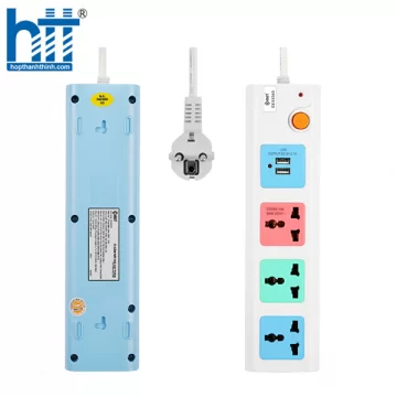 Ổ cắm điện Comet 3 lỗ 2 USB 3m CES5303 