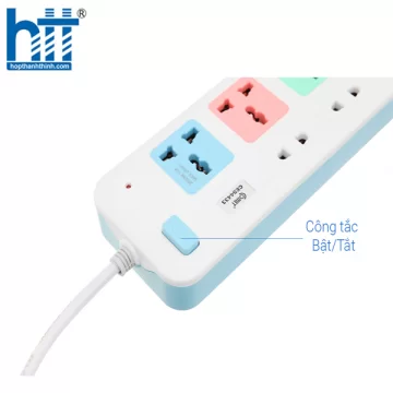 Ổ cắm điện Comet 7 lỗ 3m CES4433