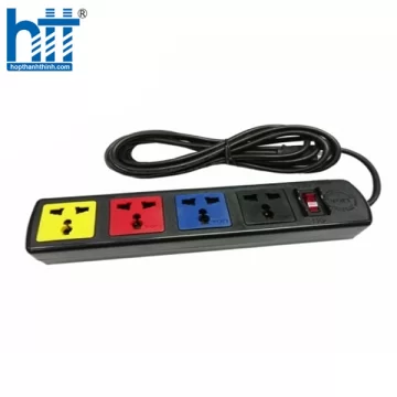 Ổ CẮM ĐIỆN LIOA 4 LỖ 3 CHẤU ĐA NĂNG DÂY 5M (4D52N)