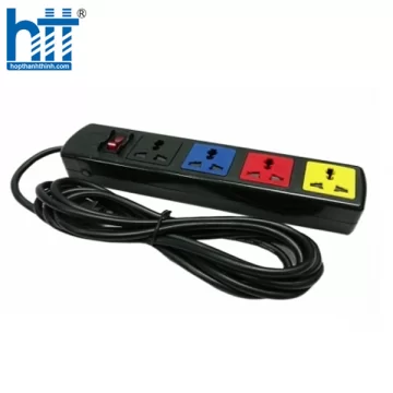 Ổ CẮM ĐIỆN LIOA 4 LỖ 3 CHẤU ĐA NĂNG DÂY 5M (4D52N)