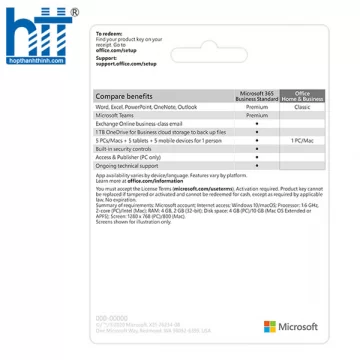 Phần mềm Microsoft Office Home and Business 2019 P6 (T5D-03302)