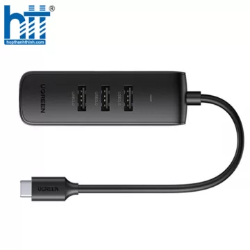 Bộ chia Type C ra USB 3.0 + Lan 10/100Mbps Ugreen 10917