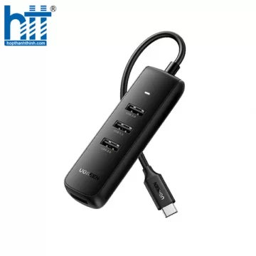 Bộ chia Type C ra USB 3.0 + Lan 10/100Mbps Ugreen 10917
