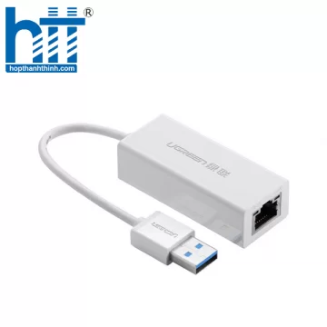 Cáp chuyển USB 3.0 to Lan hỗ trợ 10/100/1000 Mbps chính hãng Ugreen UG-20255