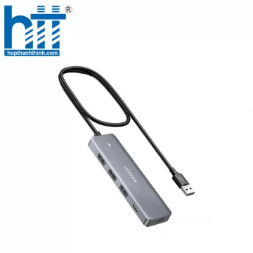Bộ chia USB 3.0 ra 3 cổng USB 3.0 + Lan Gigabit 1000Mbps Ugreen 60812
