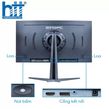 Màn hình cong Gaming SingPC G27CF180-VAG