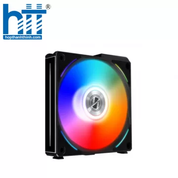 Fan Case LIAN-LI UNI Fan AL 120 Triple Black (LED ARGB -Fan ghép nối không dây ,điều tốc PWM )