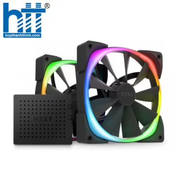 Fan Case NZXT Aer RGB 2 140mm Twin Starter Pack - Black (HF-2814C-DB) 