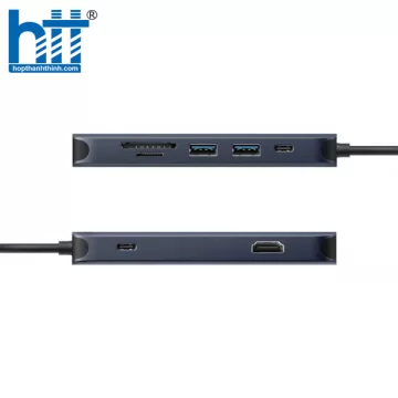 CỔNG CHUYỂN HYPERDRIVE NEXT 8 PORT USB-C CHO MACBOOK/LAPTOP – HD4004GL