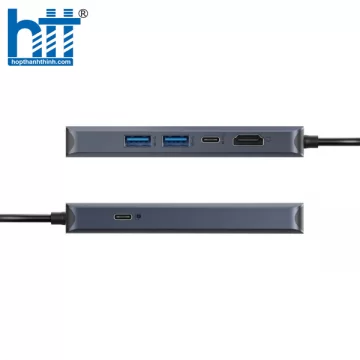 CỔNG CHUYỂN HYPERDRIVE NEXT 6-IN-1 PORT USB-C CHO LAPTOP/MACBOOK – HD4002GL