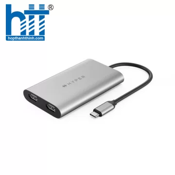 CỔNG CHUYỂN HYPERDRIVE DUAL 4K HDMI (2 MÀN HÌNH) USB-C HUB FOR MACBOOK M1/M2 HDM1