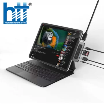 CỔNG CHUYỂN HYPERDRIVE MEDIA 6-IN-1 HDMI 4K/60HZ USB-C HUB HD449