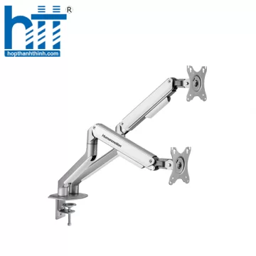 GIÁ TREO MÀN HÌNH HUMAN MOTION T6PRO-2 - WHT - MÀU TRẮNG (17 INCH - 32 INCH)