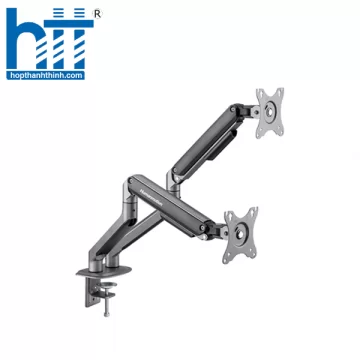 GIÁ TREO MÀN HÌNH HUMAN MOTION T6PRO-2 - BLK - MÀU ĐEN (17 INCH - 32 INCH)