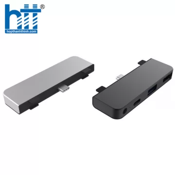CỔNG CHUYỂN CHUYÊN DỤNG HYPERDRIVE IPAD PRO/MACBOOK/SURFACE/IPHONE 15 4 IN 1 HDMI 4K/30HZ USB-C HUB – HD319E