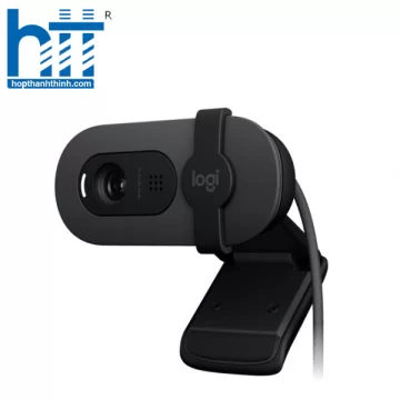 Webcam Logitech Brio 100 1080p full HD - Màu đen
