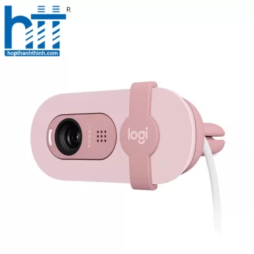 Webcam Logitech Brio 100 1080p full HD - Màu hồng