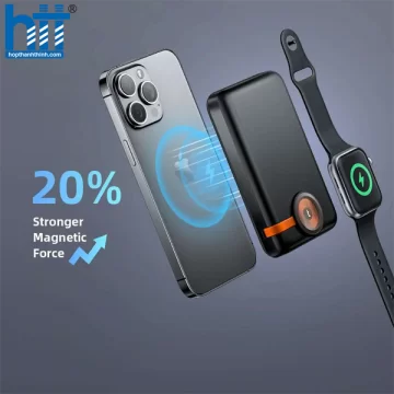 Sạc dự phòng Innostyle Magsafe Powermag Duo 2-in-1 10000mAh IW202BLK (Black)