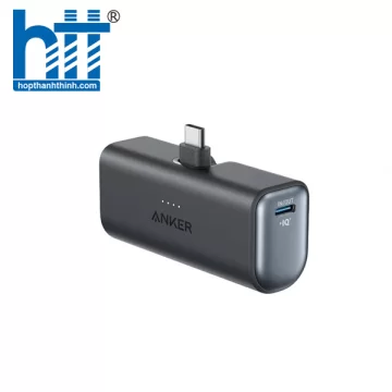 Pin Dự Phòng Anker Nano 5000 22.5W (Built-In USB-C Connector) - A1653 Black