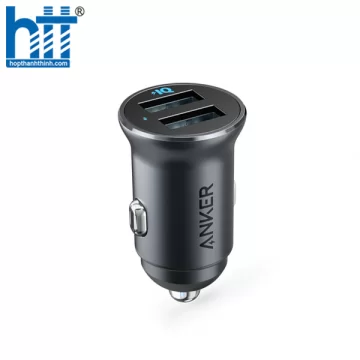 Tẩu Sạc ô tô Anker 2 Cổng PowerDrive 2 Alloy Metal - A2727