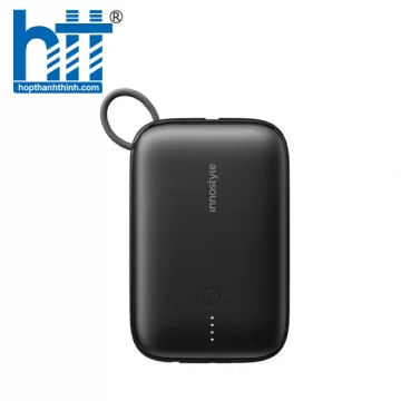 SẠC DỰ PHÒNG INNOSTYLE POWERGO MINI 10000MAH 22.5W TÍCH HỢP CÁP USB-C IP22PDBLK