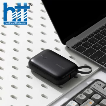 SẠC DỰ PHÒNG INNOSTYLE POWERGO MINI 10000MAH 22.5W TÍCH HỢP CÁP USB-C IP22PDBLK