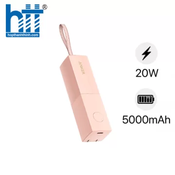 Pin Dự Phòng Anker 511 PowerCore Fusion 5000 - A1633 (Series 5) Pink