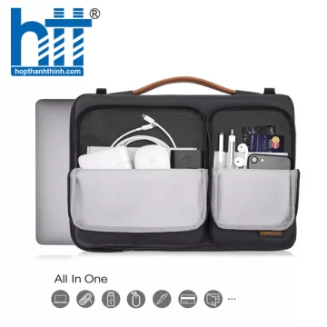 TÚI ĐEO CHỐNG SỐC TOMTOC (USA) VERSATILE 360* SHOULDER BAGS MACBOOK 15″16″ A42-E02