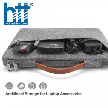 TÚI XÁCH CHỐNG SỐC TOMTOC (USA) SPILL-RESISTANT MACBOOK PRO 15” NEW GRAY – A22-D01G01