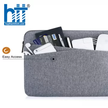 TÚI CHỐNG SỐC TOMTOC (USA) STYLE MACBOOK 14″, AIR/RETINA 13” GRAY A18-C01G