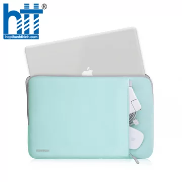 TÚI CHỐNG SỐC TOMTOC (USA) 360° PROTECTIVE MACBOOK 14″, AIR/RETINA 13″ LIGHT BLUE A13-C01B