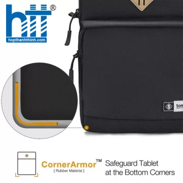 TÚI ĐEO CHÉO TOMTOC (USA) MULTI FUNCTION SHOULDER FOR IPAD/TABLET BLACK – A20-A01D01
