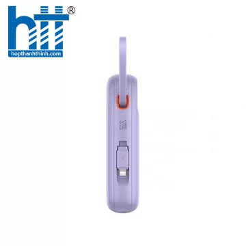 Sạc dự phòng Baseus Qpow2 Dual-Cable 10000mAh 22.5W Nebula Purple LVA025-1V-22 (P10055003513-00)
