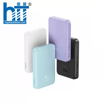 Sạc dự phòng Baseus Magnetic Mini Air Wireless 10000mAh 20W Type C - Stellar White LVB031-1W-20 (P10059001223-00)