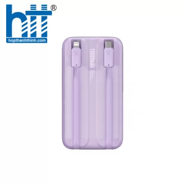 Sạc dự phòng Baseus Comet Series Dual-Cable 10000mAh 22.5W Purple LVA023-1V-22 (PPMD020005)