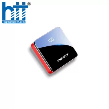 Sạc dự phòng Pisen Led Mirror 10000mAh TP-D45LS Red