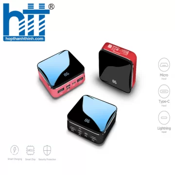 Sạc Dự Phòng PISEN Mini Mirror 10000mAh TP-D24LS (Đen)