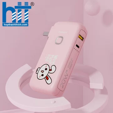 Sạc dự phòng Pisen Quick High Power Box Meatball 10000mAh 20W TS-D309 Hồng