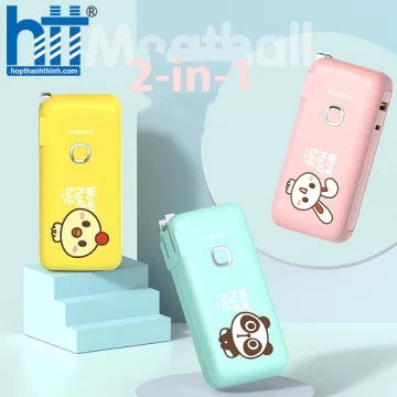Sạc dự phòng Pisen Quick High Power Box Meatball 10000mAh 20W TS-D309 Hồng