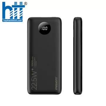 Sạc dự phòng PISEN QUICK PowerFo 10500mAh 22.5W KC-DY08 (Black)