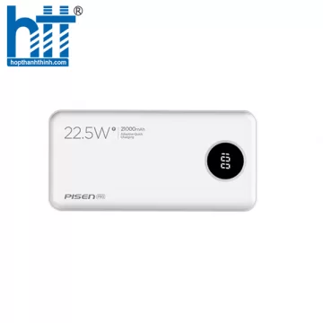 Sạc dự phòng Pisen Pro PowerU 21000mAh 22.5W TS-D301 White