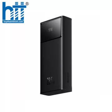Sạc dự phòng Baseus Star-Lord Digital Display 10000mAh 22.5W Black LVA018-1K-22 (PPXJ100001)